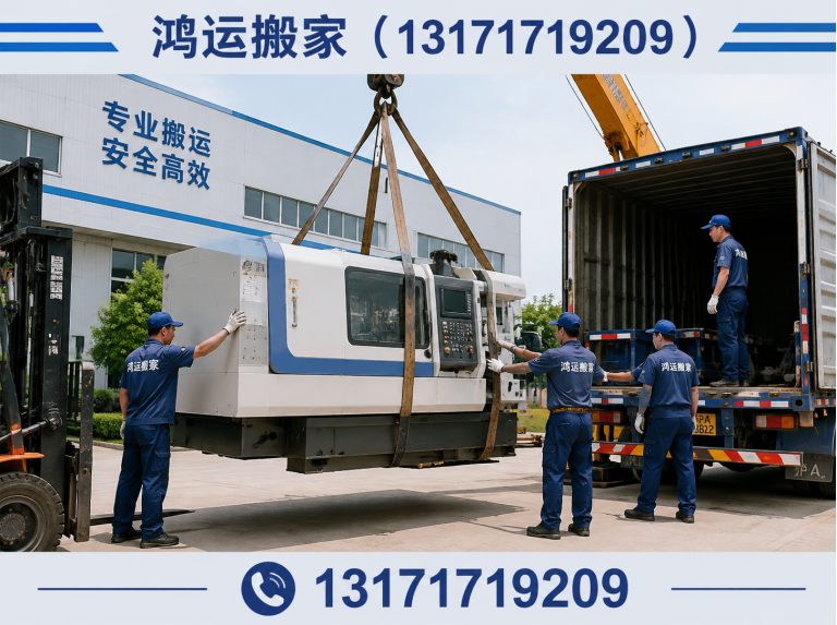 饶阳县机器设备搬运展示图